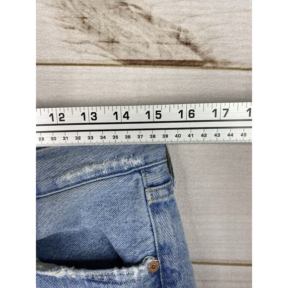 Citizens of Humanity Jeans Charlotte Womens Sz 29 Button Fly Distressed Denim - Picture 6 of 13